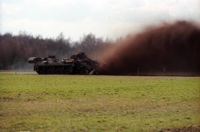 Medientag des KFOR-Kontingentes der 14. Panzergrenadierdivision - Hanse - in Munster: Minenräumpanzer KEILER
