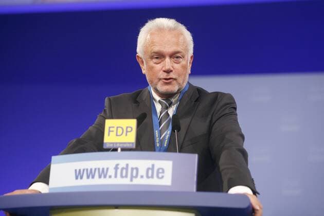 Wolfgang KUBICKI, FDP, Politiker, FDP-Bundesparteitag vom 13.-15.05.2011 in Rostock, 14.05.2011.