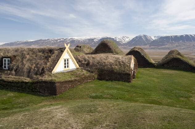 IMAGO Nature: Unsere Erde, Ressourcen, Torf  Das Torfgehöft und Museum Glaumbaer, Skagafjörour, Nordisland, Island, Europa iblkcl01926103