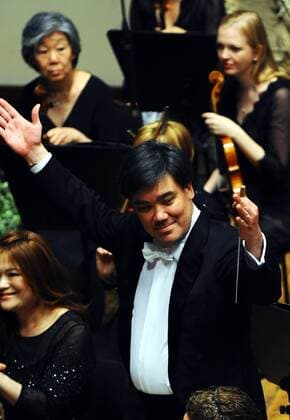 Conductor Alan Gilbert during concert with the New York Phillharmonic Orchestra in the Municipal House, Prague, Czech Republic during The 66th Prague Spring International Music Festival on May 24, 2011. (CTKxPhoto StanislavxPeska)  CTKPhoto7201105241080501