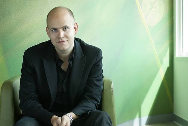 Stockholm. Spotify to merge with facebook - Daniel Ek, one of the founders of Spotify  - KP000000