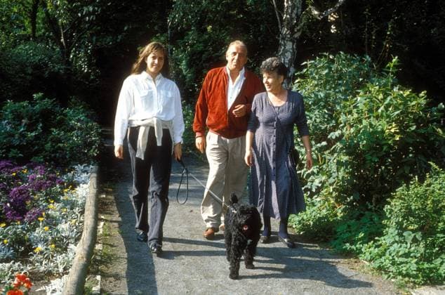 Horst Pinnow mit seiner Frau Ulrike und Tochter Alexandra 