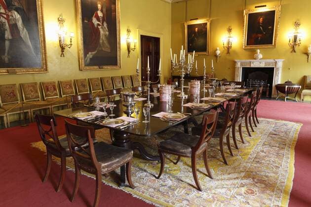 Speisezimmer, Mount Stewart House, Newtownards, County Down, Nordirland, Irland, Vereinigtes Königreich, Europa iblman01974723