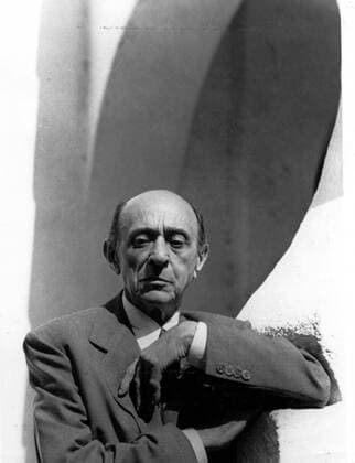 Arnold Schoenberg, Austrian Composer 1874-1951. Mono Print !AUFNAHMEDATUM GESCHÄTZT! UnitedArchives0698062