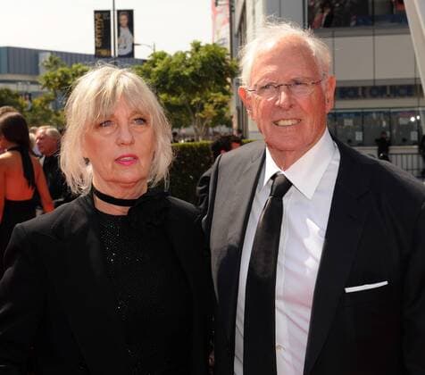 Actor Bruce Dern and his wife Andrea Beckett arrive for the Primetime Creative Arts Emmy Awards at the Nokia Theatre in Los Angeles on September 10, 2011.  LAP2011091050