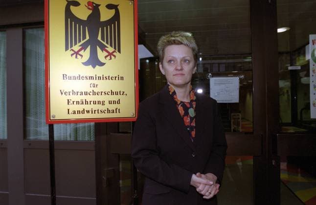 Verbraucherschutzministerin Renate Künast (GER Bündnis90 Die Grünen) in Bonn