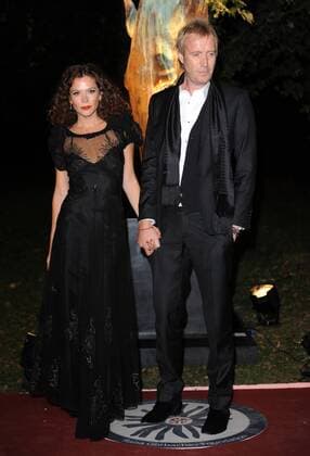 British actress Anna Friel and actor Rhys Ifans attend Raisa Gorbachev Foundation Party at Hampton Court in London on September 22, 2011.  LON20110922108
