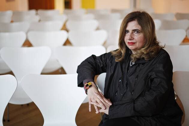 Portrait der Schriftstellerin Sibylle Lewitscharoff im Stuttgarter Literaturhaus