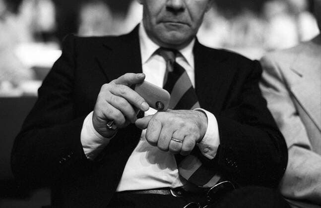 Bundeskanzler Helmut Schmidt (BRD SPD) - SPD-Bundesparteitag in Dortmund