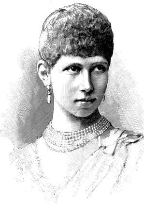 Prinzessin Viktoria von Preußen, Friederike Amalia Wilhelmine Victoria von Preußen, 1866 - 1929, Mitglied des Hauses Hohenzollern, Prinzessin zu Schaumburg-Lippe, Holzschnitt 1888 iblsce02069618