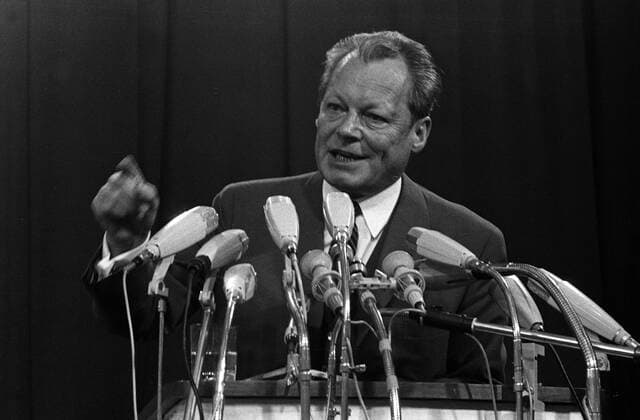Bundeskanzler Willy Brandt (GER SPD) !AUFNAHMEDATUM GESCHÄTZT!