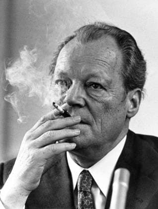 Bundeskanzler Willy Brandt (GER SPD) !AUFNAHMEDATUM GESCHÄTZT!