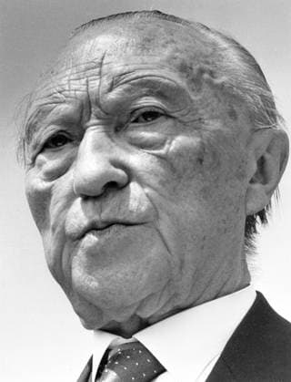 Bundeskanzler Konrad Adenauer (GER CDU) !AUFNAHMEDATUM GESCHÄTZT!