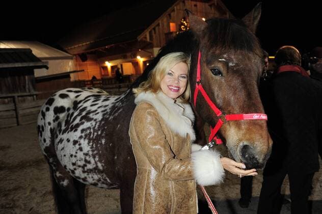 Nina Ruge - Weihnachtsmarkt-Eröffnung auf dem Gut Aiderbichl in Henndorf