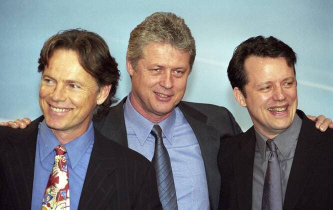 Berlinale 2001, 51. Internationale Filmfestspiele Berlin 51st Berlin Film Festival, Tag 7 Bruce Greenwood, Roger Donaldson, Steven Culp