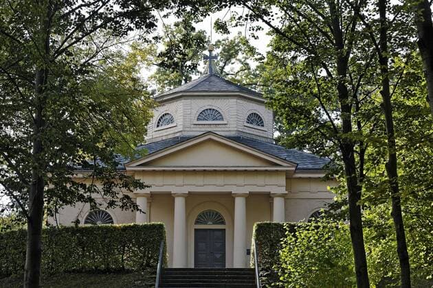  Fürstengruft, Goethe- und Schiller-Gräber, historischer Friedhof, Weimar, Thüringen, Deutschland, Europa iblkas02082480