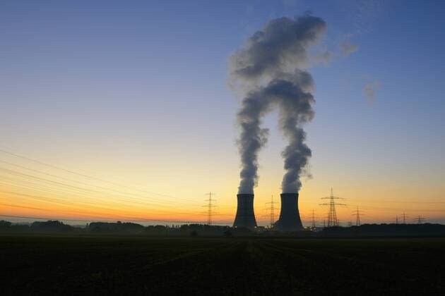 E.ON Kernkraftwerk Grafenrheinfeld, Kühltürme, Schweinfurt, Bayern, Deutschland, Europa ibltke02098636