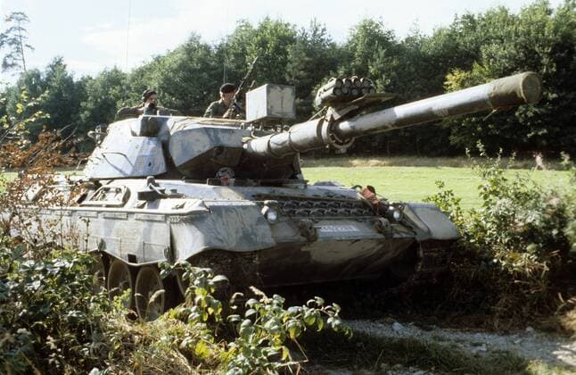 Kampfpanzer Leopard 1 der Bundeswehr !AUFNAHMEDATUM GESCHÄTZT!