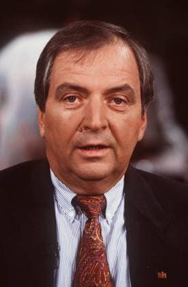 Prof. Klaus Töpfer 08 94 am Mann Politik CDU Minister Umwelt hoch Portrait sprechend dunkelhaarig Sakko Hemd Krawatte seriös