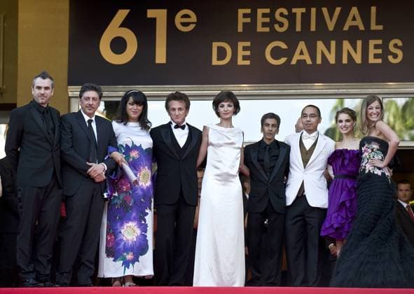 61. Internationale Filmfestspiele von Cannes 2008 Festival de Cannes 2008 61st Annual Cannes Film Festival - Tag 1. Premiere von Blindness Die Stadt der Blinden Alfonso Cuaron, Sergio Castellitto, Marjane Satrapi, Sean Penn, Jeanne Balibar, Rachid Bouchareb, Apichatpong Weerasethakul, Natalie Portman, Alexandra Maria Lara