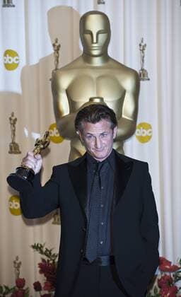 Oscar Verleihung 2009 81st Academy Awards Ceremony im Kodak Theatre in Hollywood, Los Angeles Sean Penn