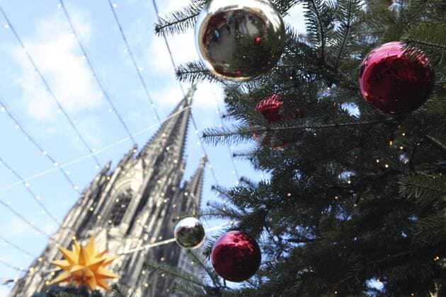  Weihnachtsmarkt am Kölner Dom, Köln, Nordrhein-Westfalen, Deutschland, Europa ibljbt02144950