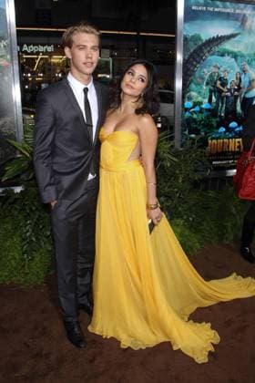 Vanessa Hudgens and Austin Butler JOURNEY 2 - THE MYSTERIOUS ISLAND PREMIERE Hollywood  Marc Carlton PicturePerfect