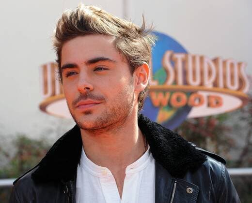 Actor Zac Efron, the voice of Ted in the animated motion picture fantasy Dr. Seuss The Lorax arrives for the premiere of the film at Universal Studios in Universal City, California on February 19, 2012.  LAP2012021922
