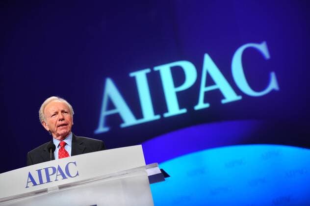 Sen. Joe Lieberman (I-CT) speaks at the The American Israel Public Affairs Committee (AIPAC) Policy Conference in Washington, D.C. on March 5, 2012.  WAP20120305308