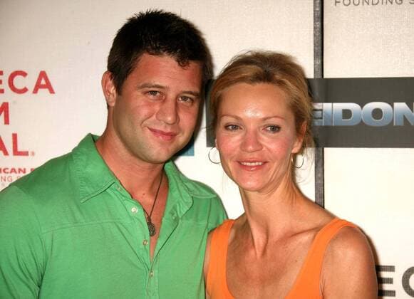May 7, 2006 - New York, New York, U.S. - JOAN ALLEN AND JOSH STOLZ ARRIVING AT THE 5TH ANNUAL TRIBECA FILM FESTIVAL PREMIERE OF POSEIDON AT THE TRIBECA PERFORMING ARTS CENTER IN NEW YORK New York ON 05-06-2006. 2006..K47751HMc New York U.S.  - ZUMAmg1