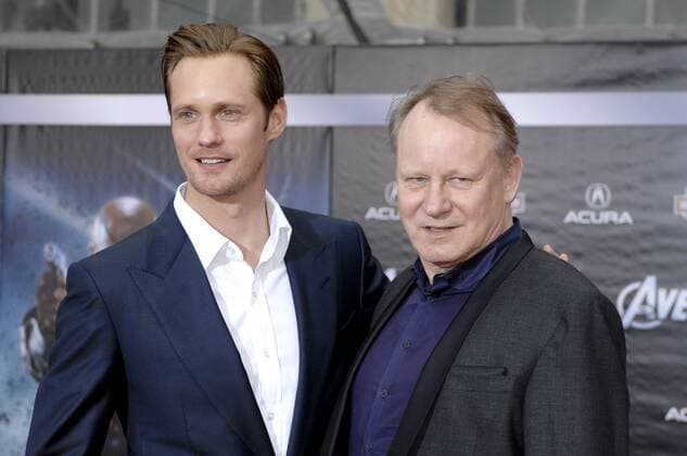 Alexander Skarsgard & father Stellan Skarsgard THE AVENGERS FILM PREMIERE Hollywood  Patrick Rideaux PicturePerfect