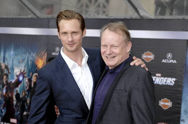 Alexander Skarsgard & father Stellan Skarsgard THE AVENGERS FILM PREMIERE Hollywood  Patrick Rideaux PicturePerfect