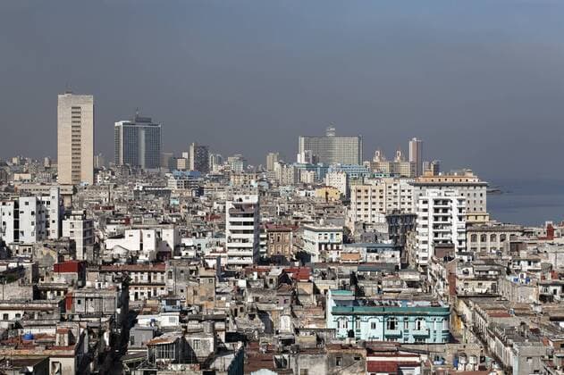 Blick über Villa San Cristobal de La Habana, Havanna, Republik Kuba, Mittelamerika iblnpr02235859