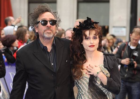 Tim Burton und Helena Bonham Carter bei der Premiere von Dark Shadows am 09.05.2012 in London Dark Shadows UK Premiere 2012 
