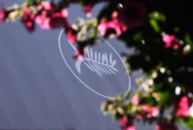 (120527) -- CANNES, May 27, 2012 (Xinhua) -- The Golden Palm (Palme d Or) logo is seen in this picture taken at the 65th Cannes Film Festival, in Cannes, southern France, May 26, 2012. The 65th Cannes Film Festival will hold a glamorous closing ceremony Sunday night, during which all prizes will be revealed. (Xinhua Gao Jing) FRANCE-CANNES 