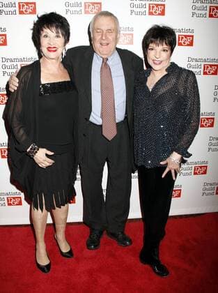 Liza Minnelli, Chita Rivera and John Kander arrive for the Dramatists Guild Fund s 50th Anniversary Gala at the Mandarin Oriental Hotel in New York on June 3, 2012.  NYP20120603215