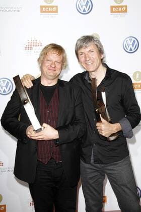 Iiro Rantala, Magnus Öström Verleihung des Musikpreises Echo Jazz 2012 in der Gläsernen Manufaktur von Volkswagen, Dresden Foto:xR.xHardex xFuturexImage
