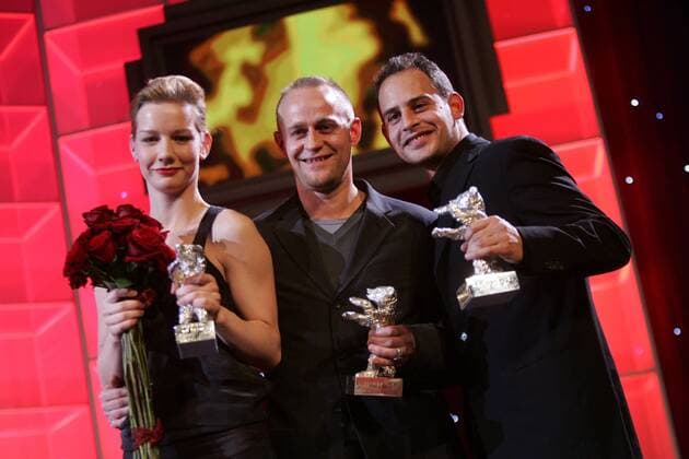 Sandra Hüller, Jürgen Vogel, Moritz Bleibtreu Berlinale 2006, 56. Internationale Filmfestspiele Berlin Berlin Film Festival, Tag 10. Preisverleihung im Berlinale Palast Foto:xSeagalx xFuturexImage