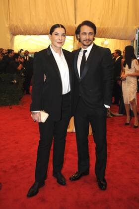 Marina AbramoviÄ‡, James Franco Costume Institute Benefit Gala im Metropolitan Museum of Art zur Ausstellungseröffnung Schiaparelli and Prada: Impossible Conversations , Manhattan, New York Foto:xJ.xS.xAltmanx xFuturexImage