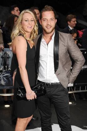 Europapremiere von The Dark Knight Rises im Odeon Leicester Square, London James Morrison mit Begleitung 