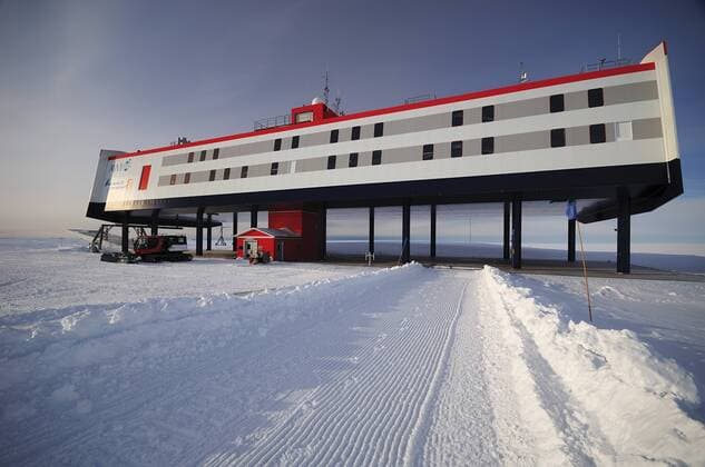 deutsche Antarktis-Forschungsstation Neumayer 3, Antarktis German Antarctic research station Neumayer 3, Antarctica BLWS311162