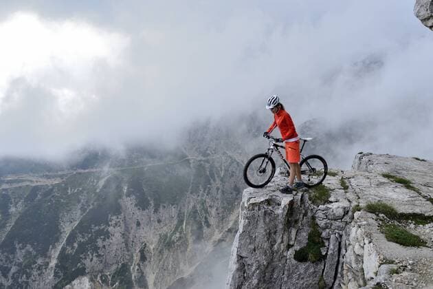 Mountainbiken auf Monte Pasubio
