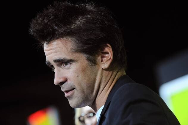 Irish actor Colin Farrell, a cast member in the motion picture crime comedy Seven Psychopaths , attends the premiere of the film at the Bruin Theatre in the Westwood section of Los Angeles on October 1, 2012.  LAP2012100145