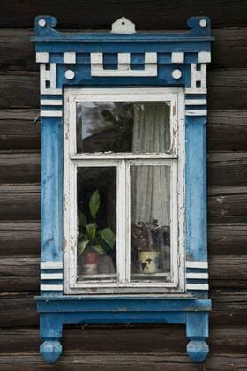 Russian decorative window frames. Yuryevets, Ivanovo region KonstantinxKokoshkin 