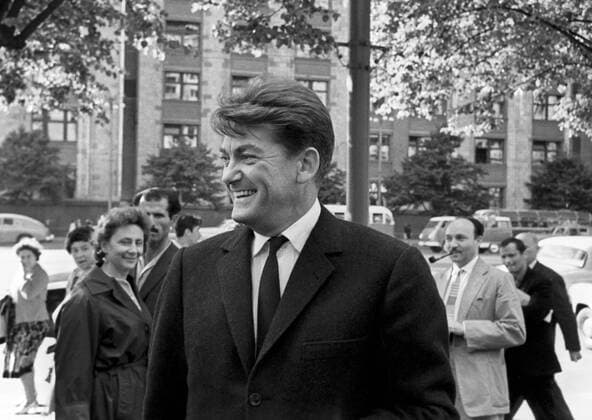 Moscow. USSR. French actor Jean Marais at the 3rd International Moscow Film Festival.  TASS_1449336