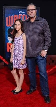 Actor Ed O Neill, the voice of Mr. Litwak in the motion picture animated comedy Wreck-It Ralph , attends the premiere of the film with his daughter Claire at the El Capitan Theatre in the Hollywood section of Los Angeles on October 29, 2012.  LAP2012102935