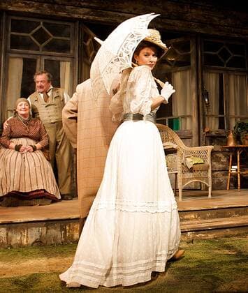 Uncle Vanya, by Anton Chekho, The Vaudeville Theatre, London, Great Britain, October 30, 2012..Anna Friel as Yelena. Photo by Elliott Franks i-Images. ElliottxFranksx xi-Images  AJP