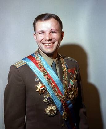 IMAGO History, Juri Gagarin wird der erste Mensch im Weltraum: 1961 Star City. Moscow region. USSR. First cosmonaut Yuri Gagarin. Photo  TASS_1464582