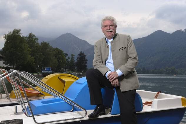 MARTIN ZEIL (Bayerischer Wirtschaftsminister) am Schliersee, 30.08.2012