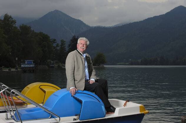 MARTIN ZEIL (Bayerischer Wirtschaftsminister) am Schliersee, 30.08.2012